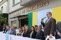 VEREADORES PRESTIGIAM ENCONTRO DE BANDAS MARCIAIS