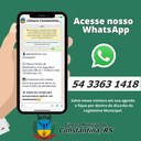 Você quer receber informações da Câmara de Constantina/RS ?